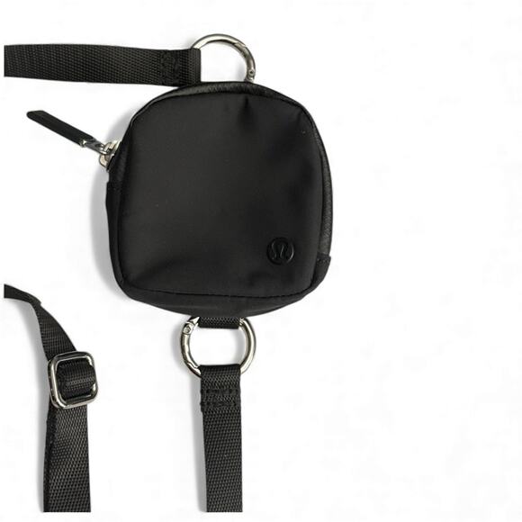RARE Lululemon Cross Body Modular Phone Bag Unisex Black - Picture 4 of 9